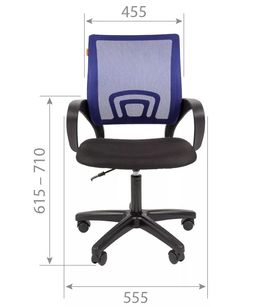 Офисное кресло CHAIRMAN 696 LT TW-01 черный